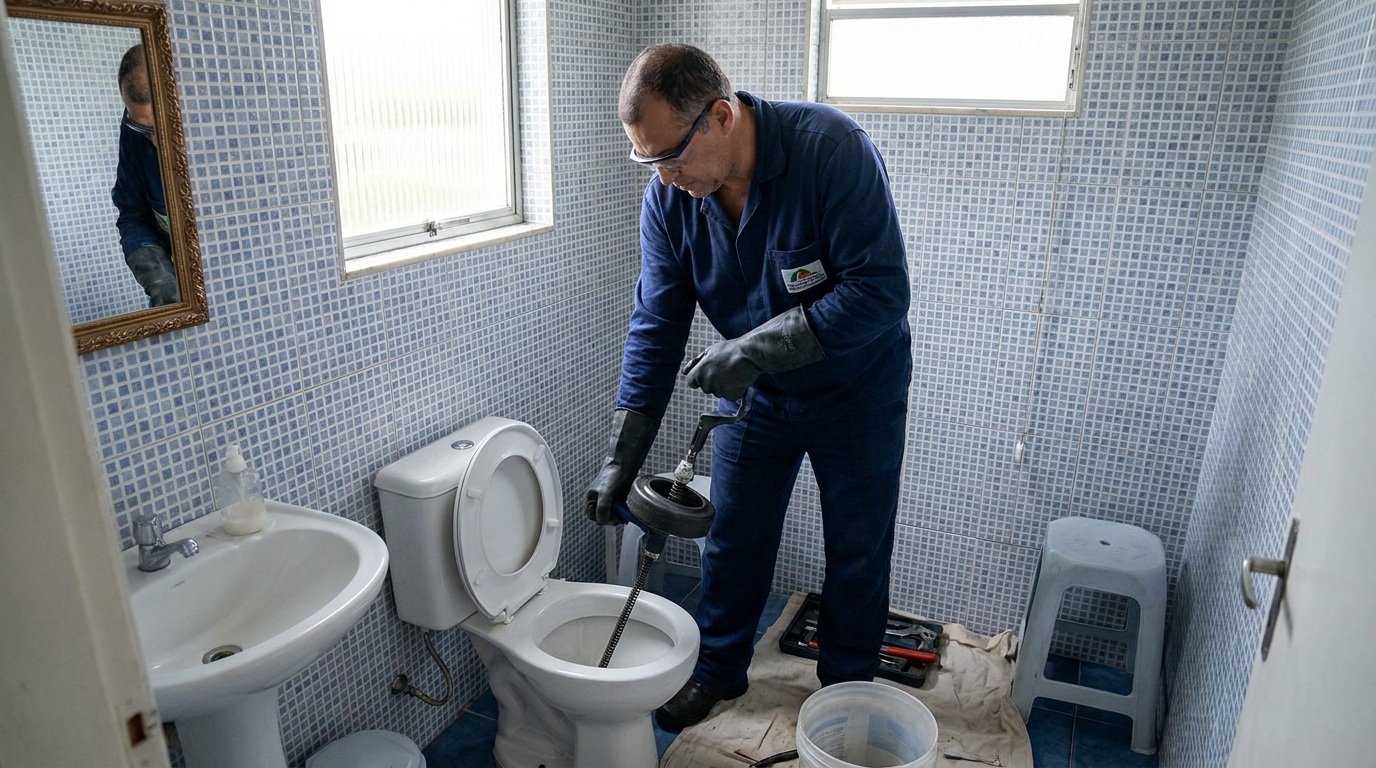 Desentupimento de Vaso Sanitário