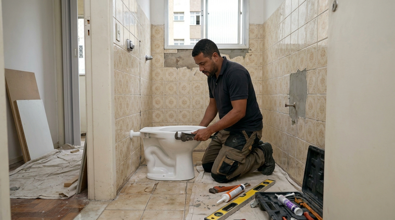 Reforço de vedação sanitária em Manaus-AM